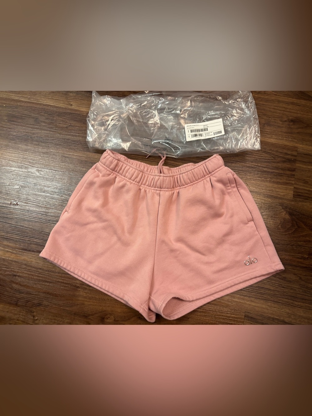 Alo Yoga Accolade Sweatshort Vintage Pink L/G Preloved